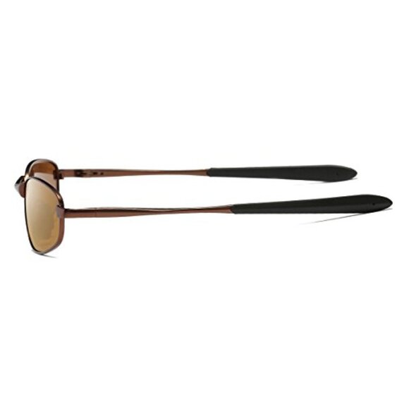 Small Rectangular Metal Frame Polarized Sunglasses UV400 Protection Unisex